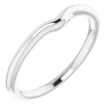 Charger l'image dans la galerie, Sterling Silver Band for 5x3 mm Oval Ring
