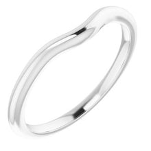 Charger l'image dans la galerie, Sterling Silver Band for 6 mm Cushion Ring
