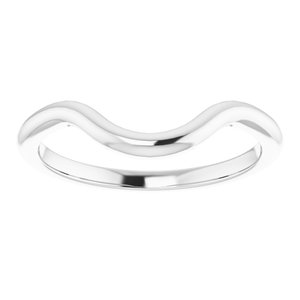 Sterling Silver Band for 13 mm Round Ring