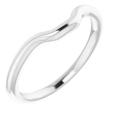 Charger l'image dans la galerie, Sterling Silver Band for 8x6 mm Emerald Ring
