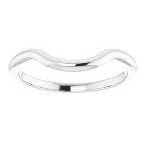 Sterling Silver Band for 11 mm Cushion Ring