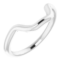 Charger l'image dans la galerie, Sterling Silver Band for 16x12 mm Emerald Ring
