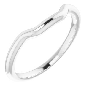 Sterling Silver Band for 7.5 mm Square Ring