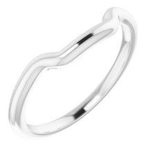 Charger l'image dans la galerie, Sterling Silver Band for 9 mm Square Ring
