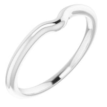 Charger l'image dans la galerie, Sterling Silver Band for 6x3.5 mm Marquise Ring
