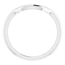 Charger l'image dans la galerie, Sterling Silver Band for 14 mm Cushion Ring
