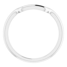 Charger l'image dans la galerie, Sterling Silver Band for 10 mm Square Ring
