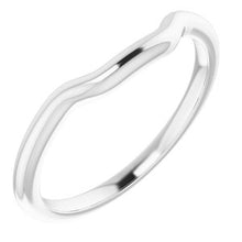 Charger l'image dans la galerie, Sterling Silver Band for 7 mm Square Ring
