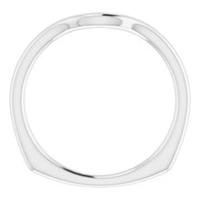 Charger l'image dans la galerie, Sterling Silver Band for 7.4 mm Round Ring

