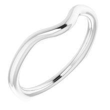 Charger l'image dans la galerie, Sterling Silver Band for 9.4 mm Round Ring
