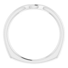 Load image into Gallery viewer, Sterling Silver Band for 7 x 5 mm Oval Ring
