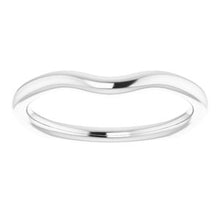 Charger l'image dans la galerie, Sterling Silver Band for 6 x 6 mm Cushion Ring
