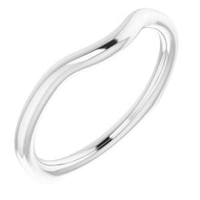 Load image into Gallery viewer, Sterling Silver Band for 7 x 7 mm Cushion Ring
