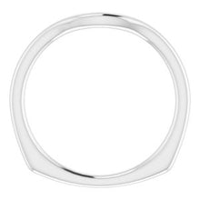 Load image into Gallery viewer, Sterling Silver Band for 7 x 7 mm Cushion Ring
