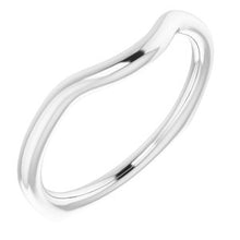 Load image into Gallery viewer, Sterling Silver Band for 8 x 8 mm Cushion Ring

