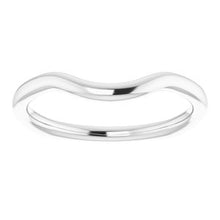 Load image into Gallery viewer, Sterling Silver Band for 8 x 8 mm Cushion Ring
