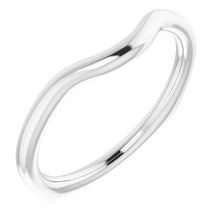 Load image into Gallery viewer, Sterling Silver Band for 9 x 9 mm Cushion Ring
