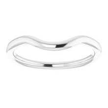 Charger l'image dans la galerie, Sterling Silver Band for 10 x 10 mm Cushion Ring
