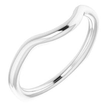 Load image into Gallery viewer, Sterling Silver Band for 11 x 11 mm Cushion Ring
