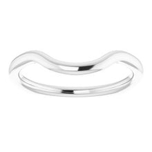 Load image into Gallery viewer, Sterling Silver Band for 12 x 12 mm Cushion Ring
