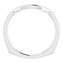 Load image into Gallery viewer, Sterling Silver Band for 15 x 15 mm Cushion Ring

