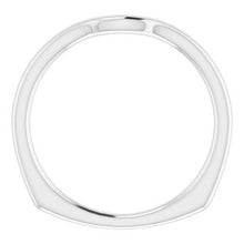 Load image into Gallery viewer, Sterling Silver Band for 6 x 4 mm Emerald Ring
