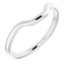 Charger l'image dans la galerie, Sterling Silver Band for 11 x 9 mm Emerald Ring
