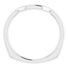 Charger l'image dans la galerie, Sterling Silver Band for 11 x 9 mm Emerald Ring
