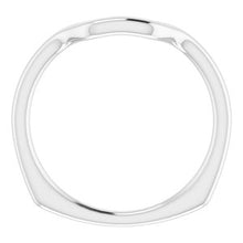 Charger l'image dans la galerie, Sterling Silver Band for 14 x 10 mm Emerald Ring
