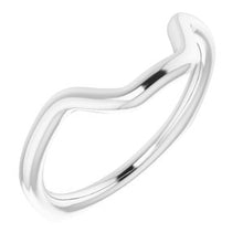 Load image into Gallery viewer, Sterling Silver Band for 16 x 12 mm Emerald Ring
