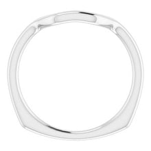 Load image into Gallery viewer, Sterling Silver Band for 16 x 12 mm Emerald Ring
