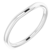 Charger l'image dans la galerie, Sterling Silver Band for 4 mm Square Ring
