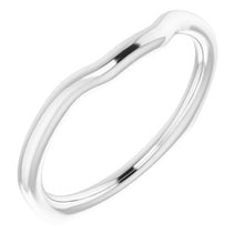 Charger l'image dans la galerie, Sterling Silver Band for 5.5 x 5.5 mm Square Ring
