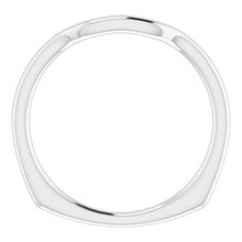 Load image into Gallery viewer, Sterling Silver Band for 6.5 x 6.5 mm Square Ring
