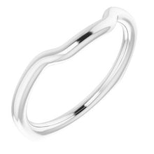 Load image into Gallery viewer, Sterling Silver Band for 7.5 x 7.5 mm Square Ring

