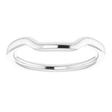 Charger l'image dans la galerie, Sterling Silver Band for 9 x 9 mm Square Ring
