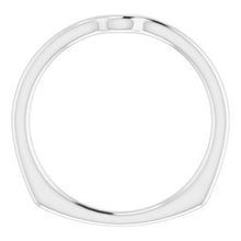 Load image into Gallery viewer, Sterling Silver Band for 6 x 3.5 mm Marquise Ring
