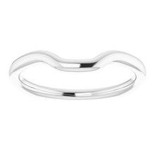 Load image into Gallery viewer, Sterling Silver Band for 8 x 6 mm Emerald Ring
