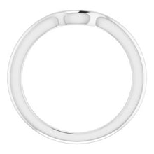 Load image into Gallery viewer, Sterling Silver Band for 7.4 mm Round
