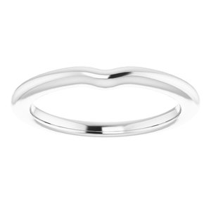 Sterling Silver Band for 5.2 mm Round