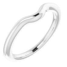 Load image into Gallery viewer, Sterling Silver Band for 8.2 mm Round
