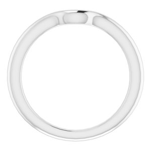 Sterling Silver Band for 7 mm Round