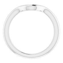 Load image into Gallery viewer, Sterling Silver Band for 12 x 10 mm Oval
