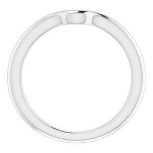 Sterling Silver Band for 7 x 5 mm Oval