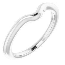 Load image into Gallery viewer, Sterling Silver Band for 8 x 6 mm Oval
