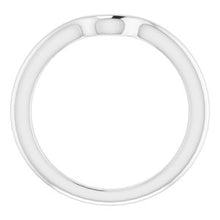 Load image into Gallery viewer, Sterling Silver Band for 8 x 6 mm Oval
