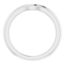 Load image into Gallery viewer, Sterling Silver Band for 6 x 4 mm Emerald

