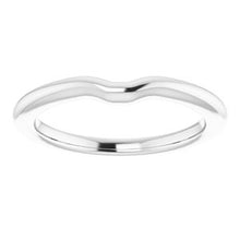 Load image into Gallery viewer, Sterling Silver Band for 6 x 4 mm Emerald
