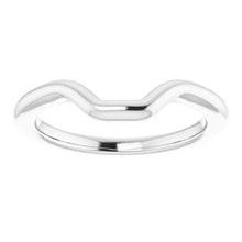 Load image into Gallery viewer, Sterling Silver Band for 11 x 9 mm Emerald
