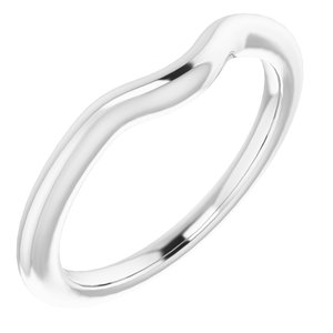 Sterling Silver Band for 8 x 8 mm Cushion